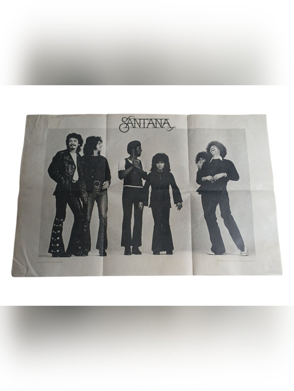 Vintage Santana Poster